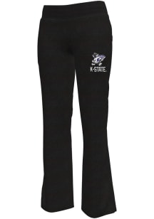 Champion K-State Wildcats Womens Fit 'N' Flare Black Sweatpants