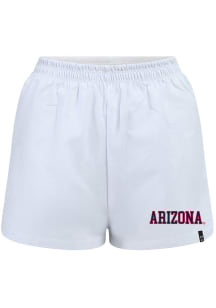 Hype and Vice Arizona Wildcats Womens White P.E. Shorts