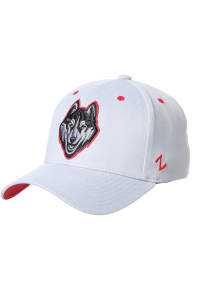Zephyr UConn Huskies Mens White ZH Stretchfit Flex Hat