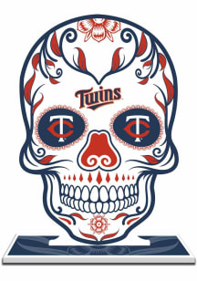 Minnesota Twins Skull Figurine