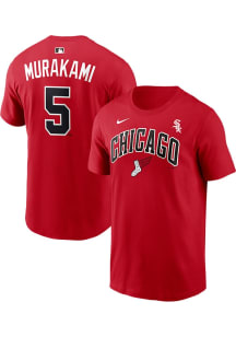Munetaka Murakami Chicago White Sox Red City Connect 2.0 Short Sleeve Player T Shirt