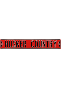 Nebraska Cornhuskers Husker Country Sign - Red