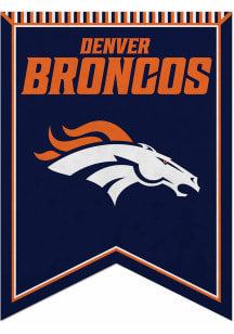 Denver Broncos Rafter Felt Pennant - Navy Blue