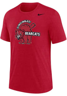 Nike Cincinnati Bearcats Red Vault Bearcat Short Sleeve Fashion T Shirt