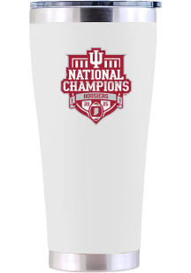 Indiana Hoosiers 2025 College Football Champions 30oz Stainless Steel Tumbler - White