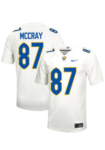 Demetrice Mccray  Nike Pitt Panthers White NIL Name And Number Football Jersey
