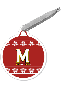 Maryland Terrapins Bulb Ornament - Red