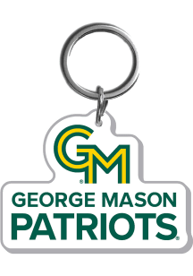 George Mason University Acrylic Mascot Keychain - Green