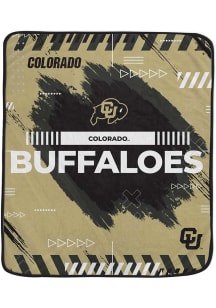 Colorado Buffaloes Game tech 60 x 72 Fleece Blanket - Black