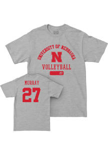 Harper Murray Nebraska Cornhuskers Youth Grey NIL Varsity Player Tee