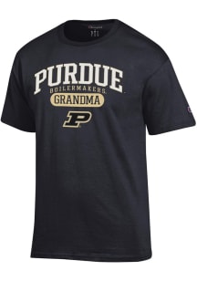 Champion Purdue Boilermakers Black Pill Box Grandma Jersey Short Sleeve T Shirt