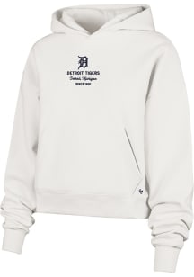 47 Detroit Tigers Womens White Anderson Hooded Sweatshirt