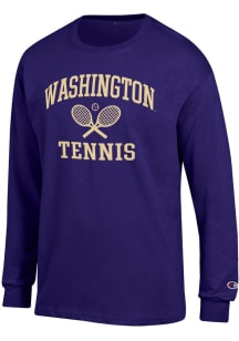 Champion Washington Huskies Purple Tennis Icon Jersey Long Sleeve T Shirt