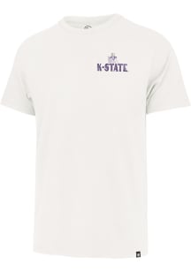 47 K-State Wildcats Natural Arcitext Franklin Short Sleeve Fashion T Shirt