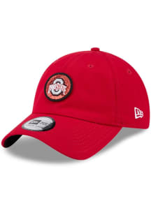 New Era Ohio State Buckeyes Red Sparkle Casual Classic Womens Adjustable Hat
