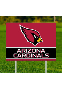 Arizona Cardinals Team Name Yard Sign - Red