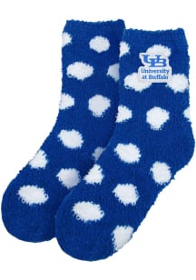 Buffalo Bulls Fuzzy Dot Womens Quarter Socks