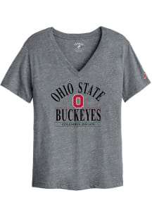 Ohio State Buckeyes Womens Ash Intramural Short Sleeve T-Shirt