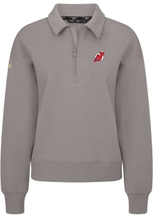 Levelwear New Jersey Devils Womens Grey Canmore 3D Embroidered Patch Medium Weight Jacket