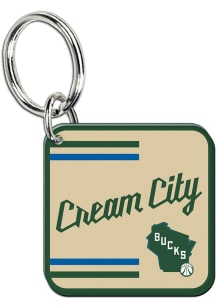 Milwaukee Bucks 2025 City Edition Acrylic Keychain - Green