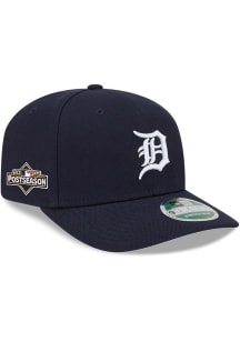 New Era Detroit Tigers 2025 Home Post Season Side Patch 9SEVENY Stretch Snap Adjustable Hat - Navy..