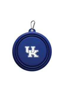 Kentucky Wildcats Collapsible Silicone Dog Pet Bowl Blue