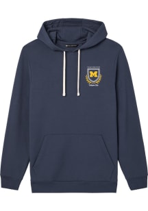 Travis Mathew Michigan Wolverines Mens Navy Blue Cloud Long Sleeve Hoodie