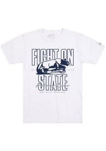 Homefield Penn State Nittany Lions White Football Fight On State Short Sleeve Fashion T Shirt