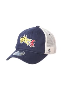 Zephyr Drexel Dragons University Meshback Adjustable Hat - Navy Blue