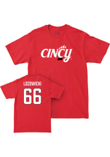 Xavier Lozowicki Cincinnati Bearcats Youth Red NIL Legacy Player Tee