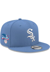 New Era Chicago White Sox Light Blue Sky Blue League Side Patch 9FIFTY Mens Snapback Hat