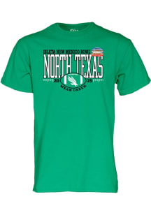 Blue 84 North Texas Mean Green Kelly Green 2025 New Mexico Bowl Short Sleeve T Shirt