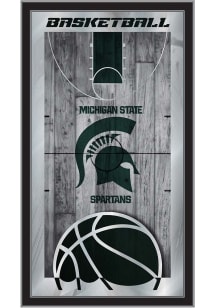Michigan State Spartans Basketball Hanging Back Bar Mirror