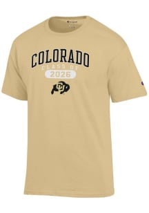Champion Colorado Buffaloes Gold Class of 2026 Jersey Short Sleeve T Shirt