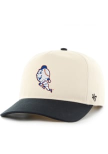 47 New York Mets Two Tone Mascot Hitch Adjustable Hat - Natural