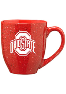 Ohio State Buckeyes 16oz Bistro Speckled Ceramic Mug - Red