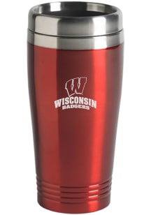 Wisconsin Badgers 16oz Stainless Steel Travel Mug