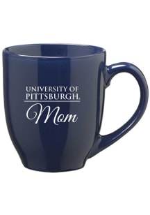 Pitt Panthers Mom 16oz Ceramic Mug - Navy Blue