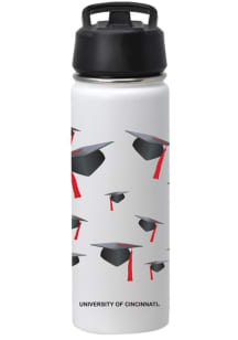 Cincinnati Bearcats 20 oz Grad Stainless Steel Bottle - White