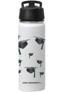 Ohio Bobcats 20 oz Grad Stainless Steel Bottle - White