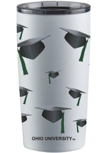 Ohio Bobcats 20 oz Grad Stainless Steel Tumbler - White