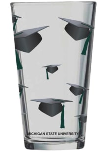 Michigan State Spartans 16 oz Grad Pint Glass - White