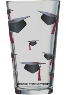 Missouri State Bears 16 oz Grad Pint Glass - White