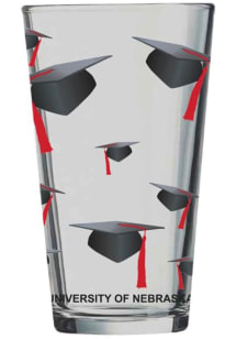 Nebraska Cornhuskers 16 oz Grad Pint Glass - White