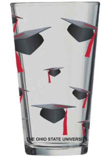 Ohio State Buckeyes 16 oz Grad Pint Glass - White