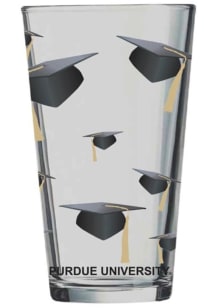 Purdue Boilermakers 16 oz Grad Pint Glass - White