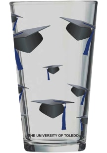 Toledo Rockets 16 oz Grad Pint Glass - White