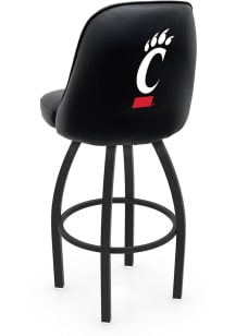 Cincinnati Bearcats Padded Swivel Pub Stool - Black