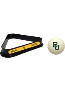 Baylor Bears Team Logo Cue Ball Combo Billiard Ball Rack