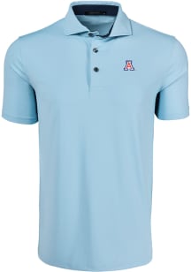 Greyson Arizona Wildcats Mens Light Blue Cayuse Short Sleeve Fashion Polo